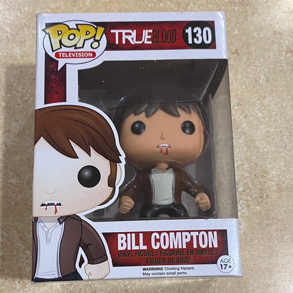 Funko Pop! Television True Blood Bill Compton Vinyl Figure #130 NIB